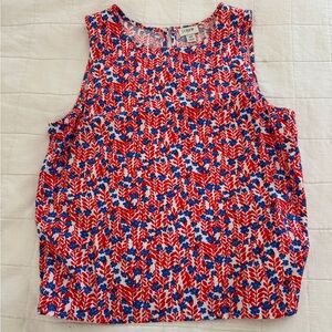 J. Crew floral tank / shell, XS